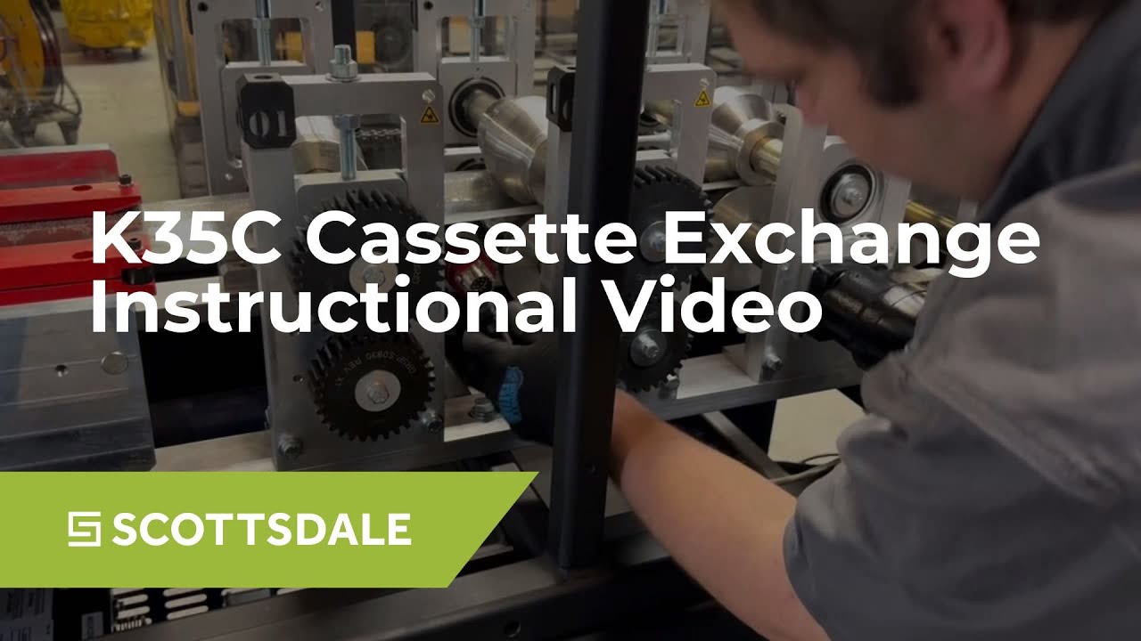 Exclusive Video: Cassette Exchange on Our Unique K35C Roll Former