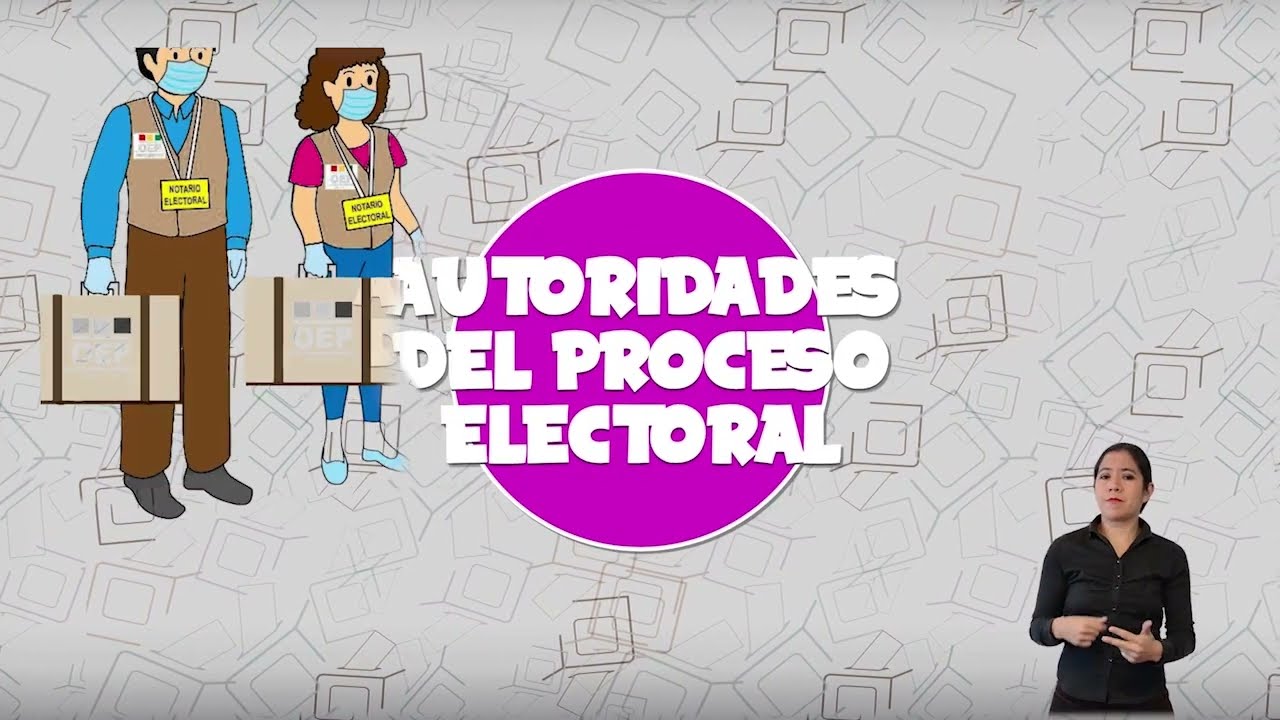 1. Autoridades electorales
