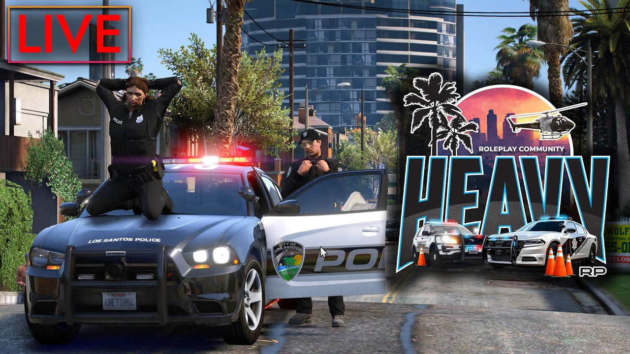 Cop with the maniac in Heavy RP! | GTA RP