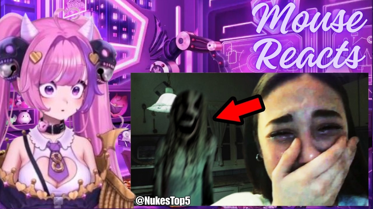 Mouse Reacts to Nuke's Top 5 SCARY Vids That'll SCARE The HECK Out of You