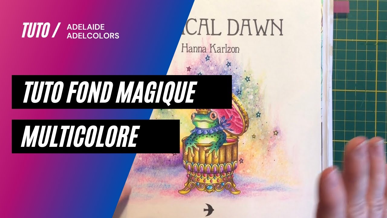TUTO Fond magique multicolore