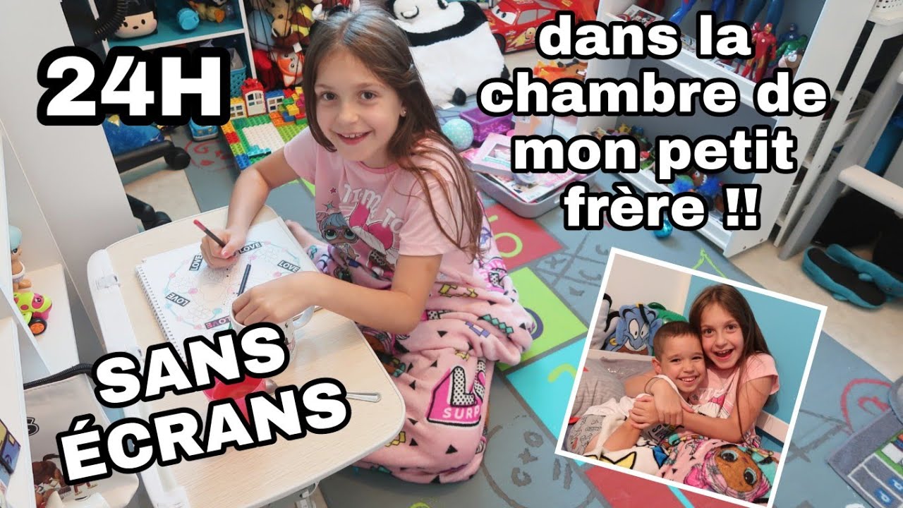 24H SANS ECRANS ... DANS LA CHAMBRE DE MON PETIT FRERE !!