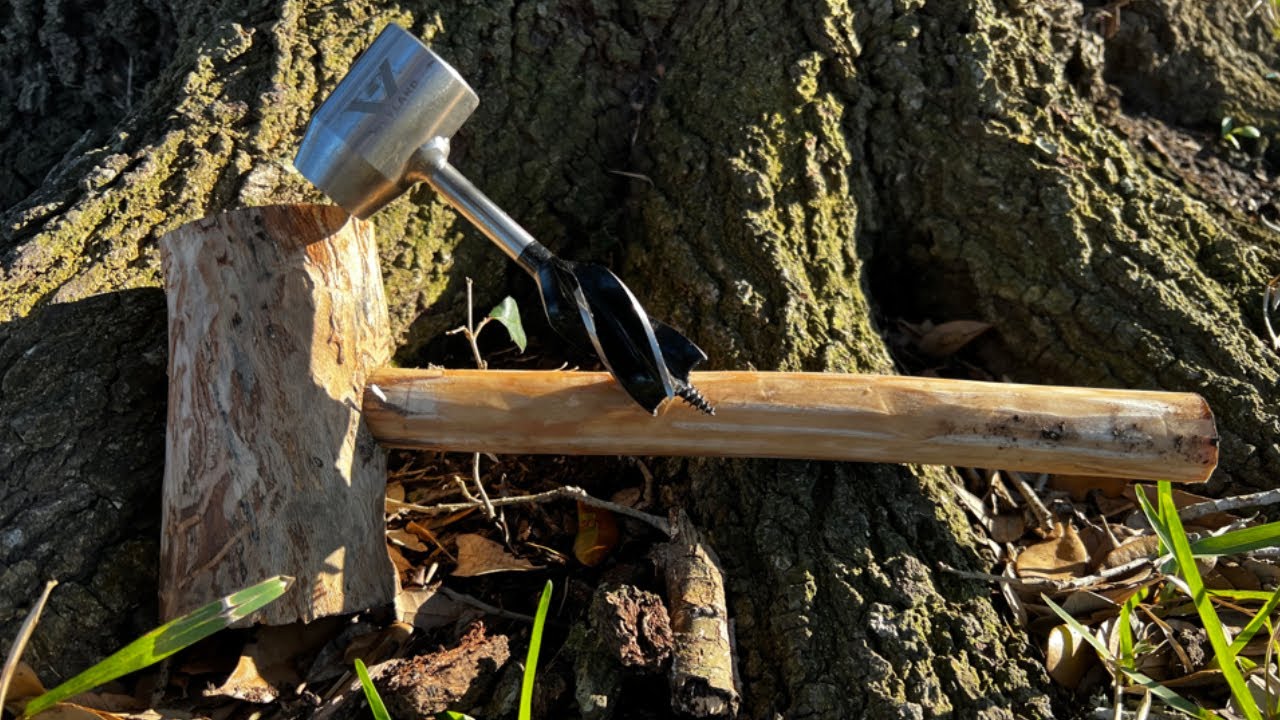 How To Make  A Bushcraft Hammer! @weylandoutdoors4635 #Bushcraft #edcgear