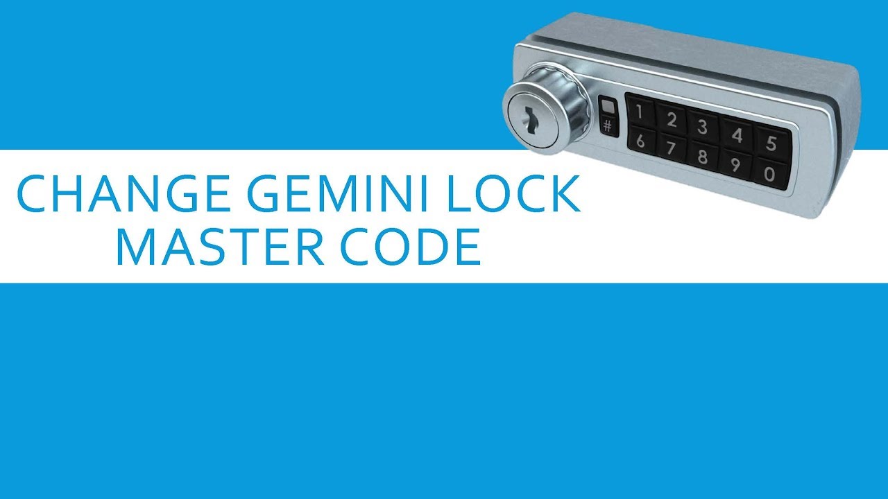 Change Gemini Lock Master Code