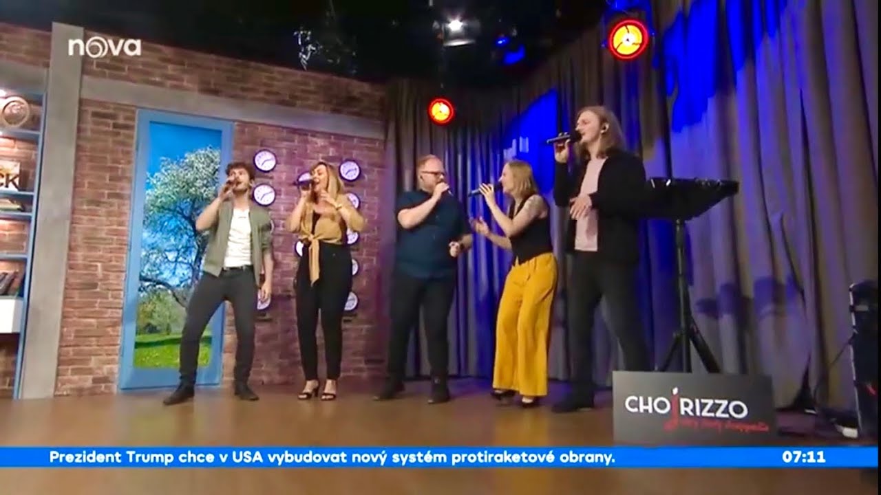 Choirizzo - Bad (Michael Jackson) - a capella cover LIVE - TV Nova - arr. The Real Group