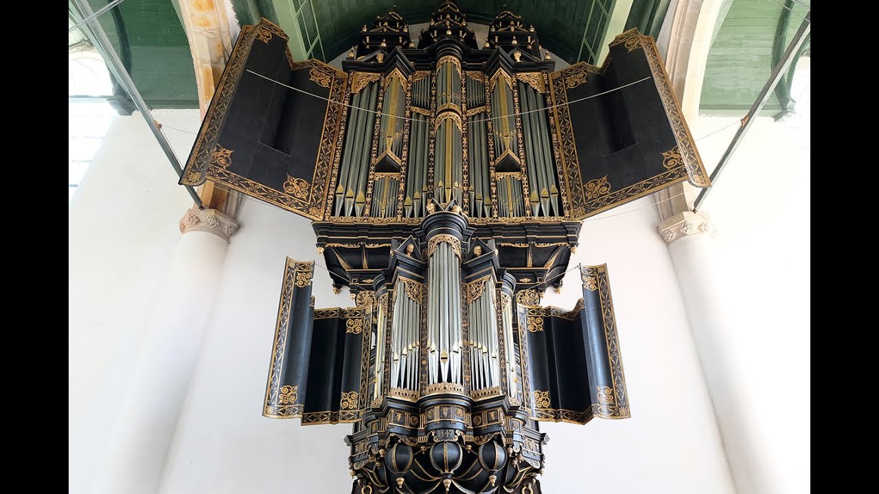 Westerkerk Enkhuizen, de eerste muziek uit het nieuwe orgel