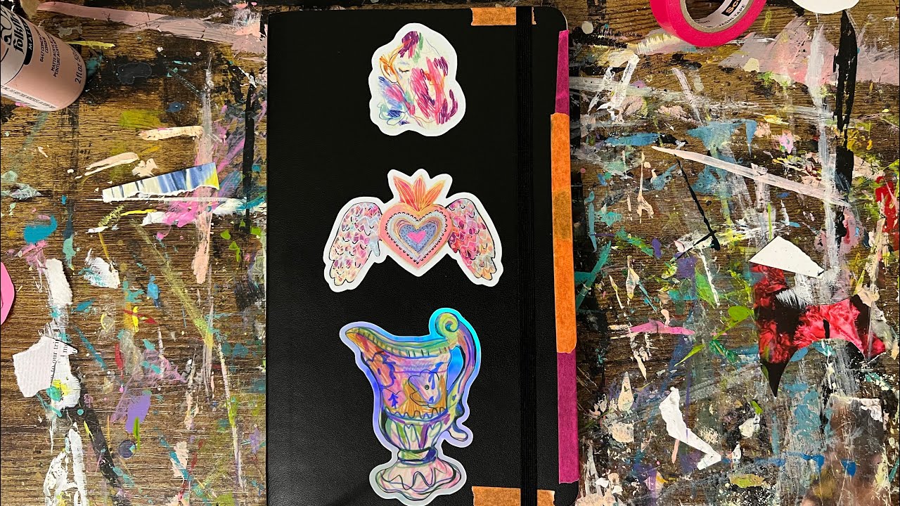 Decorate my new moleskine expanded with me and I’ll tell you about my new collage zine
