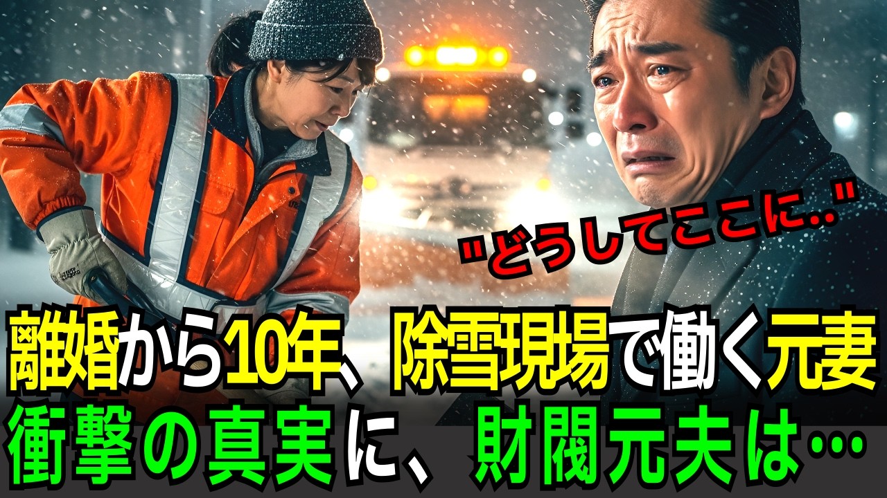 捨てられて10年 吹雪の夜、除雪作業員として耐えてきた元妻。衝撃の真実に、財閥の元夫は崩れ落ちた。