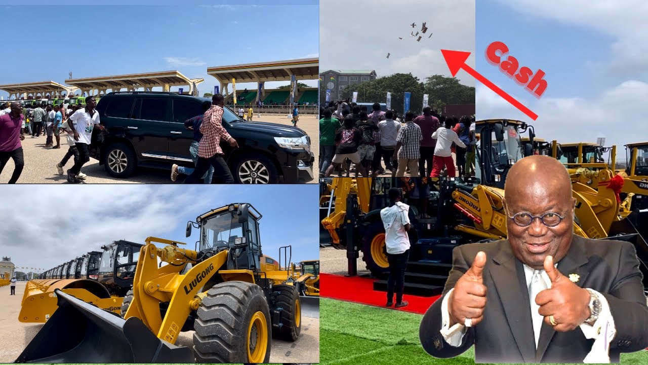 Akofo Addo Finally Commissions The Equipments BUT you won’t Believe what Happens😳