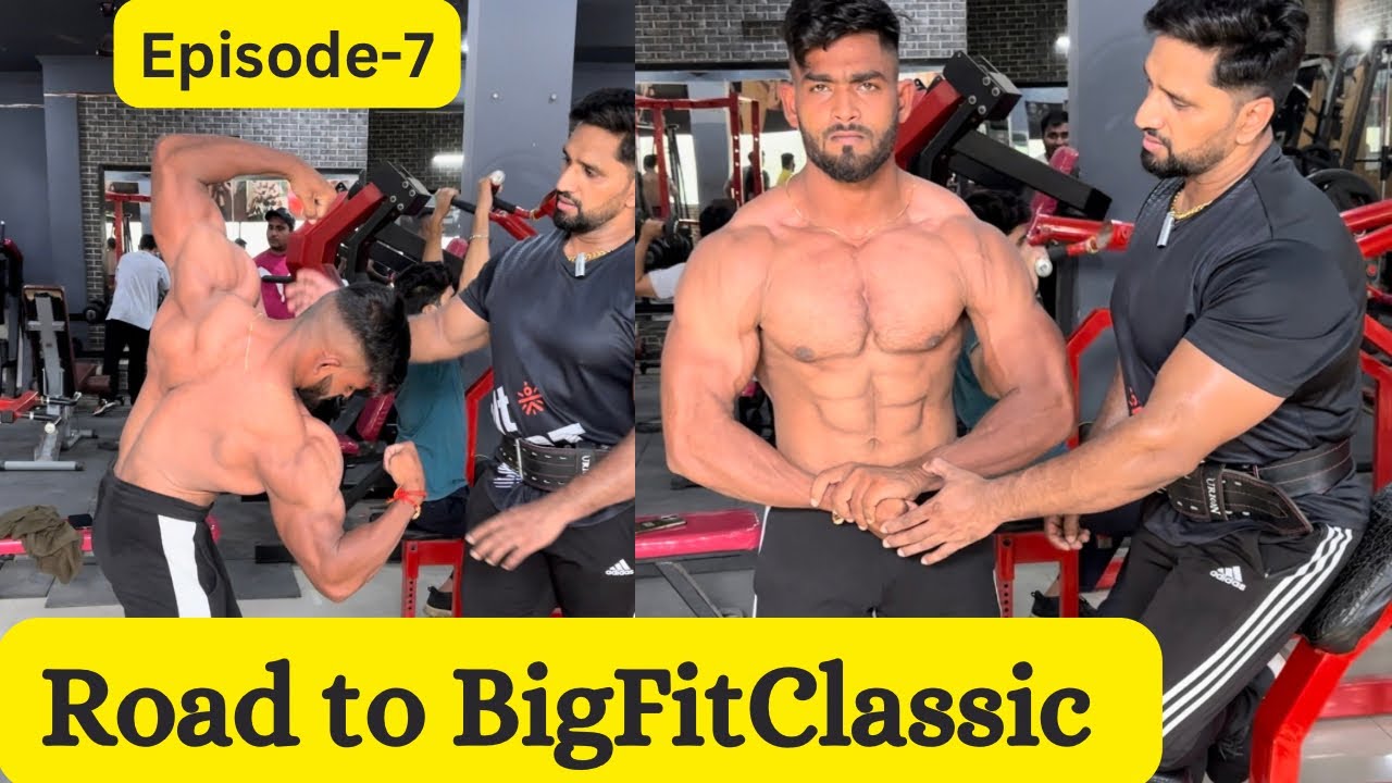 Road to BigFitClassic || Episode - 7 // Coach Raju Pal || chest workout || Jai shree shyam 🙏