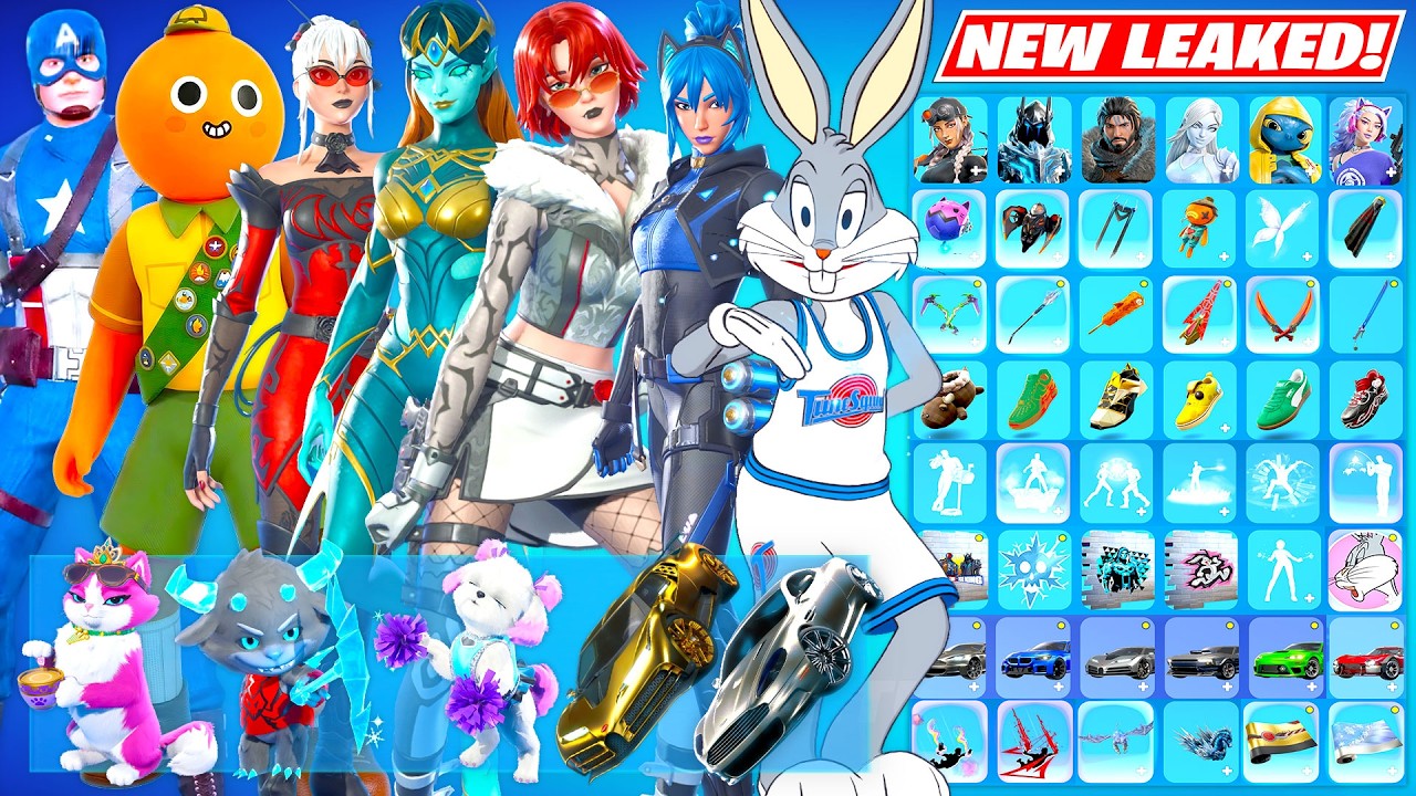 All NEW Fortnite Chapter 7 Season 2 UPDATE LEAKED Skins & Cosmetics Showcase (Peak, Marvel, Rewards)