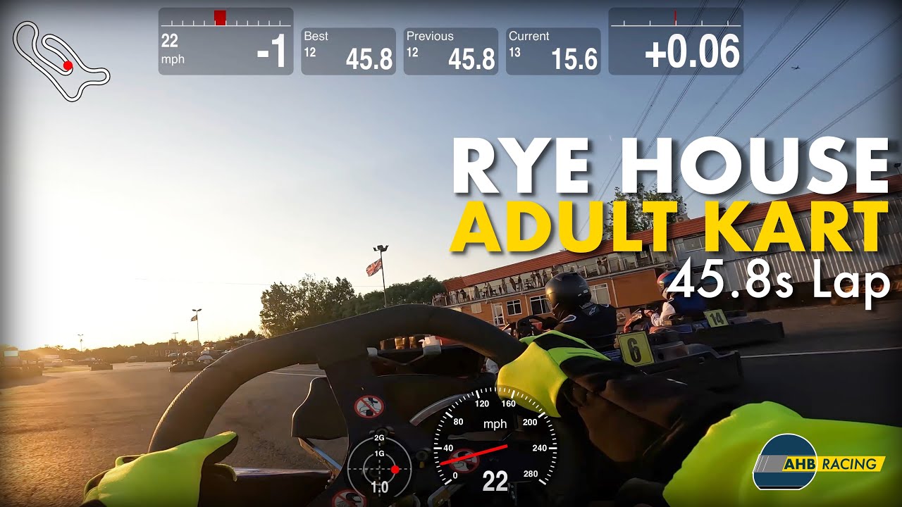 Rye House Long Hairpin Circuit Guide - Adult Rental Kart - 4K Onboard POV GoPro Karting Track