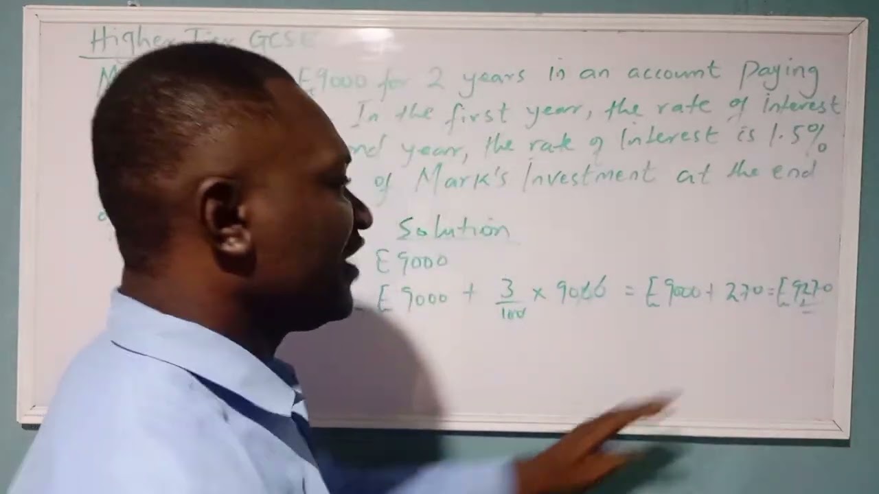 How to calculate Challenging Compound Interest and Investment for 2 year