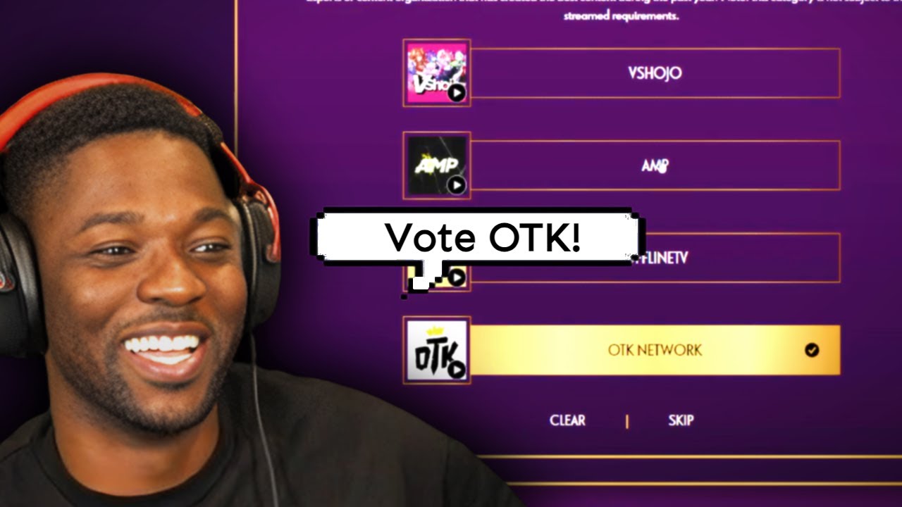RDC Votes For The Streamer Awards