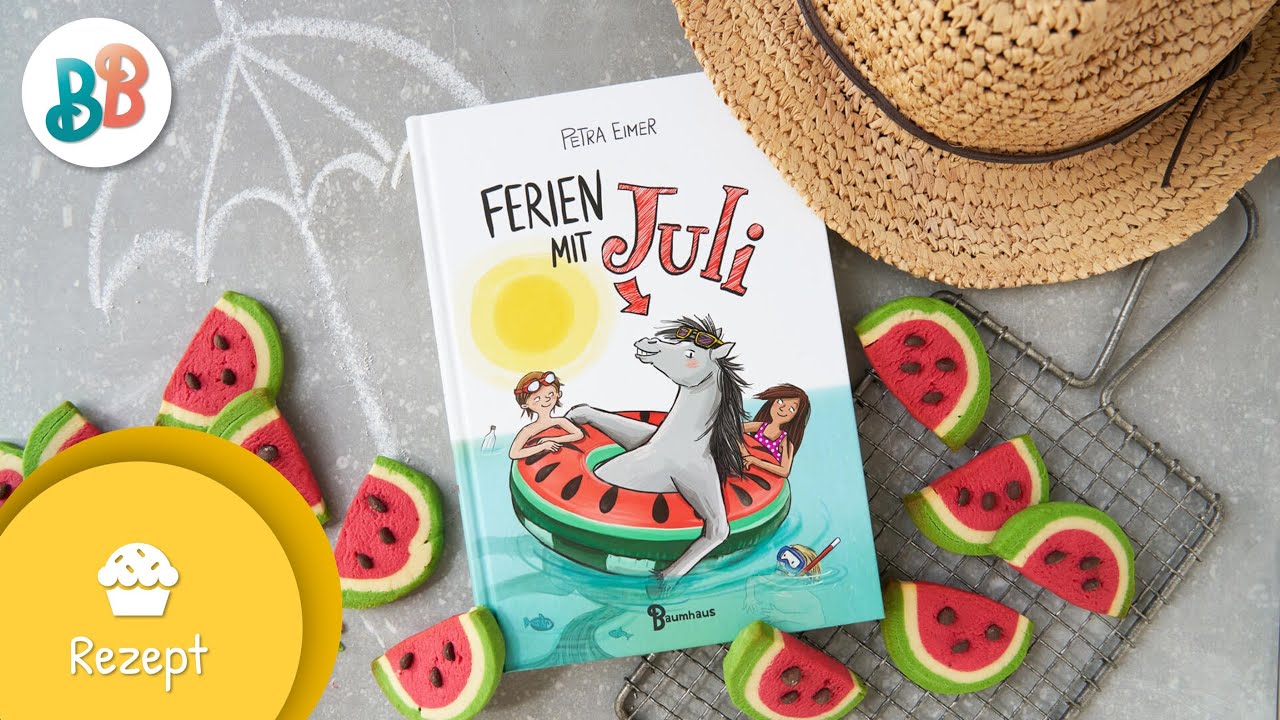 Melonenkekse: Sommerrezepte f&uuml;r Kinder | Ferien mit Juli | BuchstabenBande