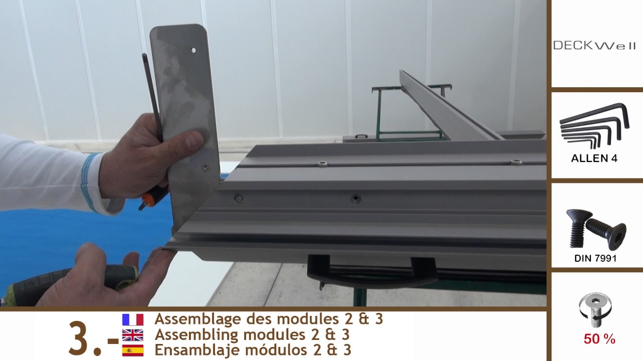 TUTORIAL 3. ¿Cómo se instala una cubierta para piscina DECKWell?
