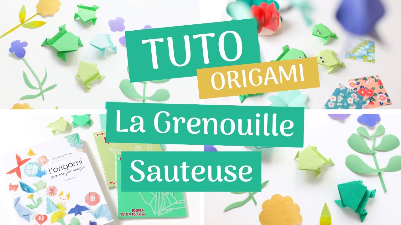 TUTO ORIGAMI La Grenouille Sauteuse