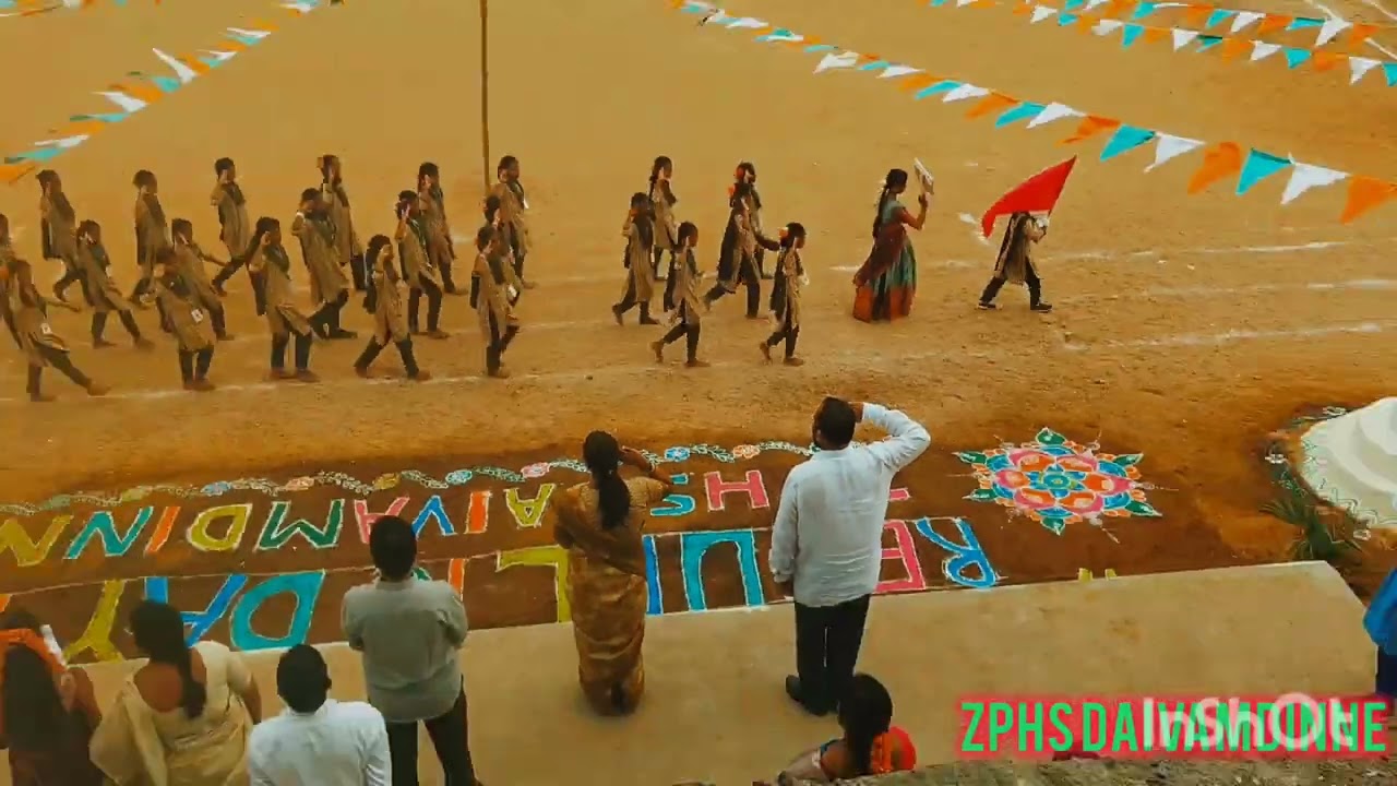 ZPHS DAIVAMDINNE -REPUBLIC DAY CELEBRATIONS -2026 - PARADE WITH CONDUCT OF SCHOOL CHILDRENS 