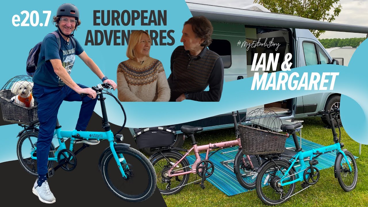 European e-bike & campervan adventures (with a fluffy friend!)