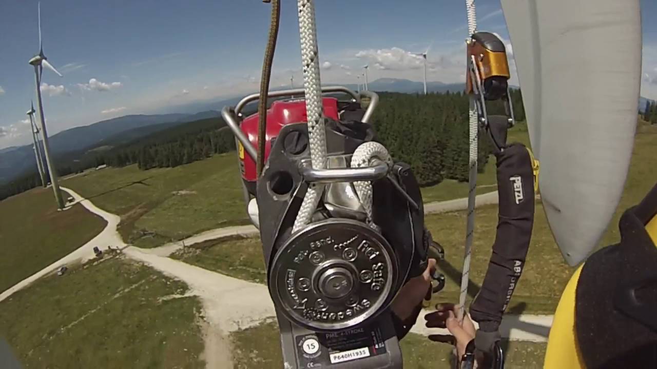 Work at heights wind turbines