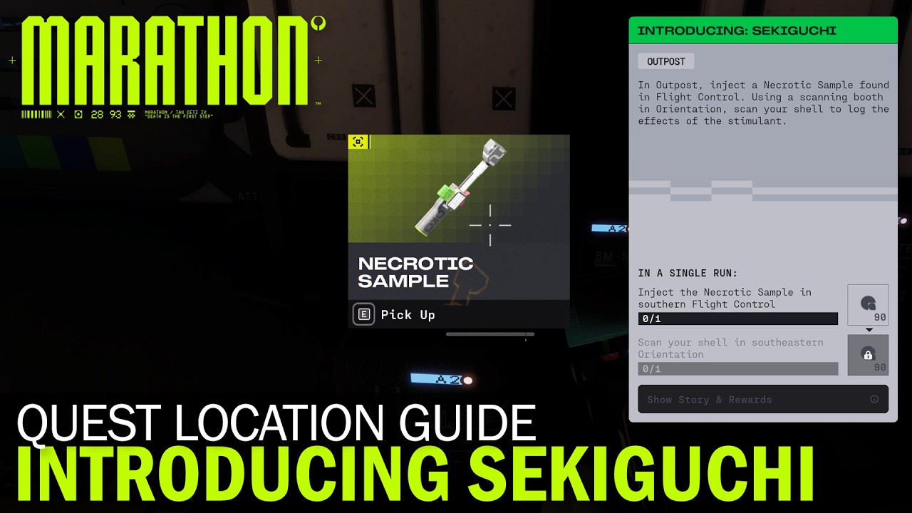 Marathon - Introducing Sekiguchi - Quest Location Guide