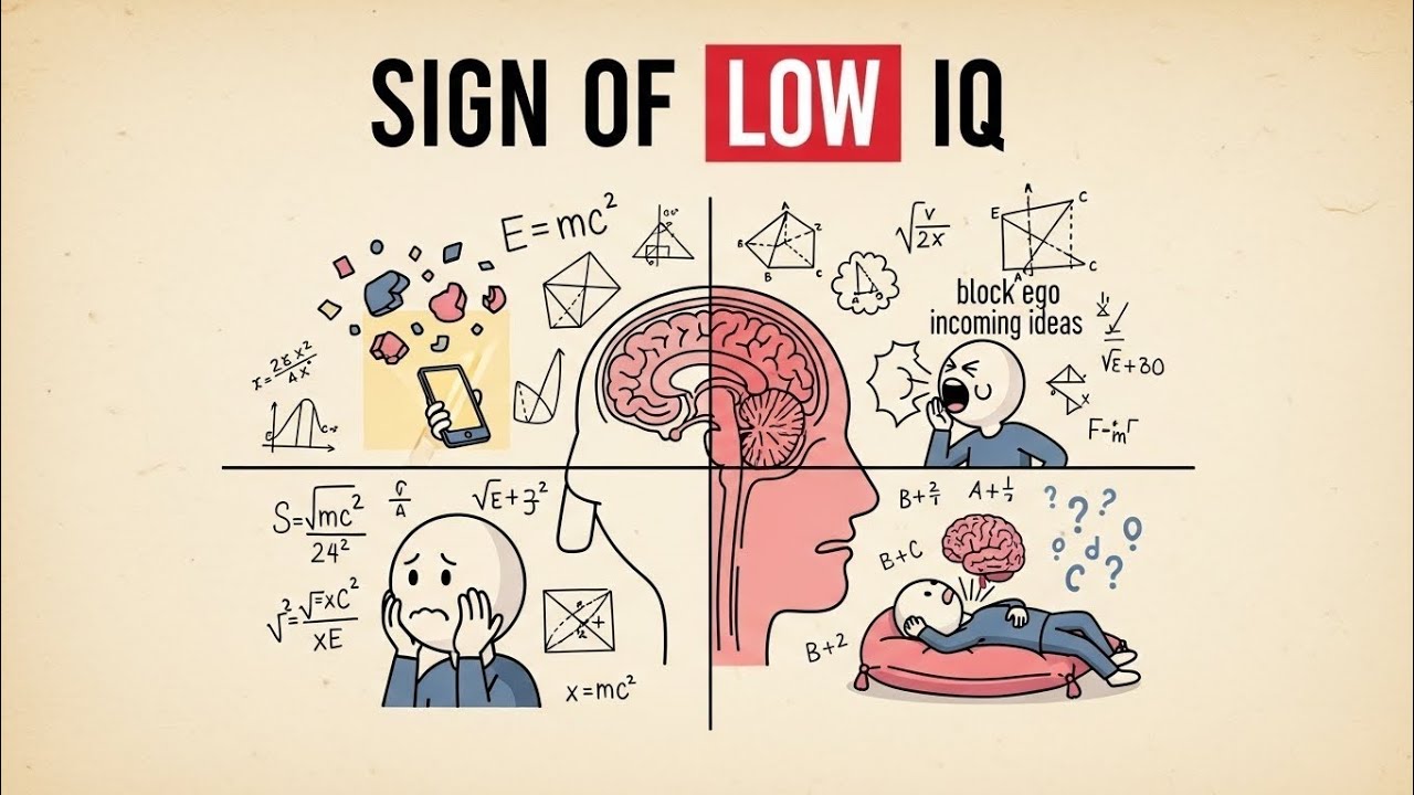 HABITS OF LOW IQ PEOPLE