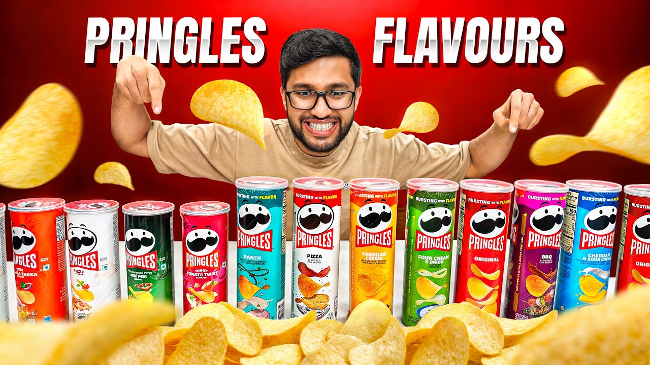 I TRIED ALL PRINGLES FLAVOUR !