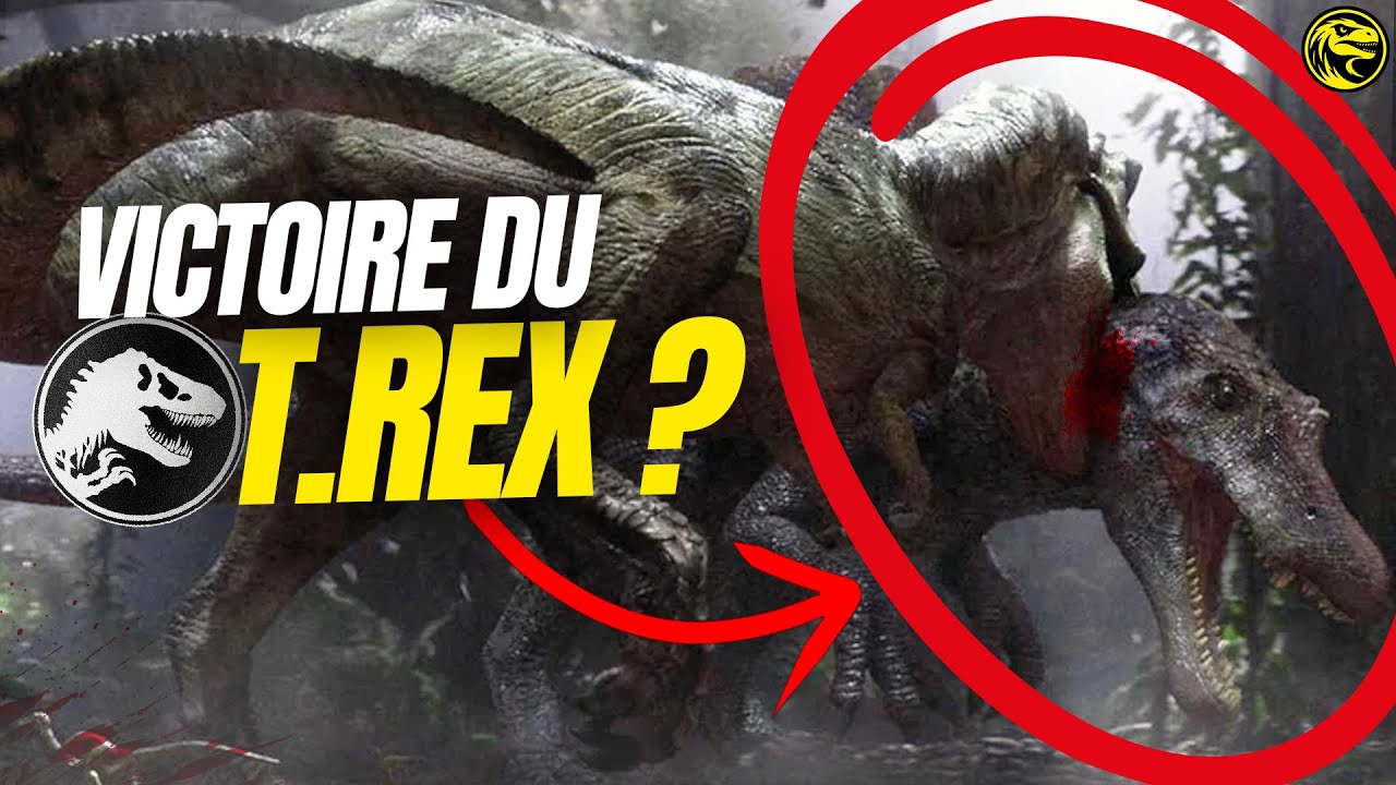 Jurassic Park 3 : le T.rex aurait dû GAGNER face au Spinosaure ? 💪