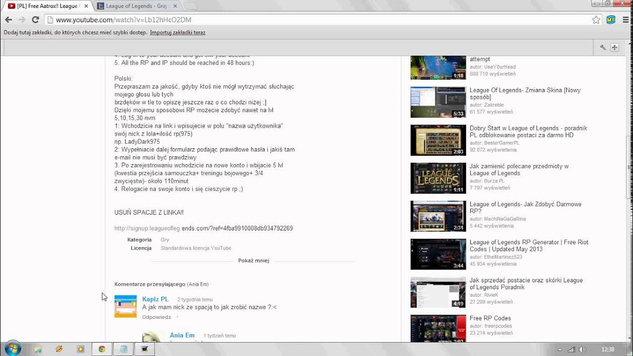 Bug na 975 RP za darmo/lol how to get free RP
