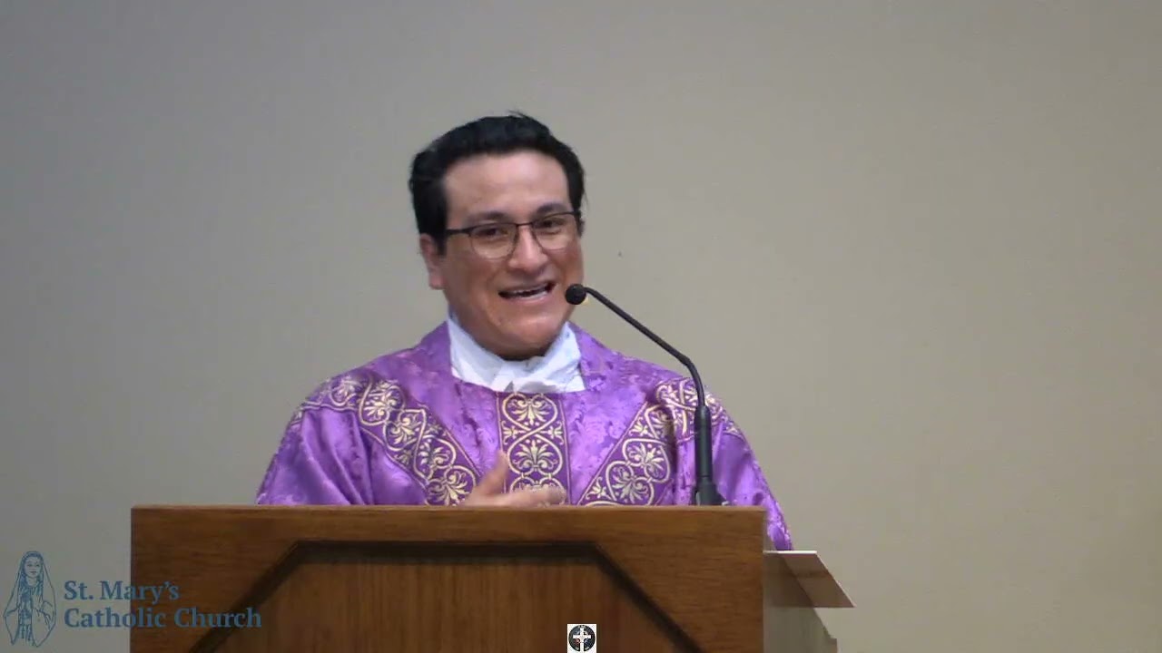 Homily from 10 30am Mass, February 22, 2026 at St  Mary's Catholic Church, Jackson, Tennessee