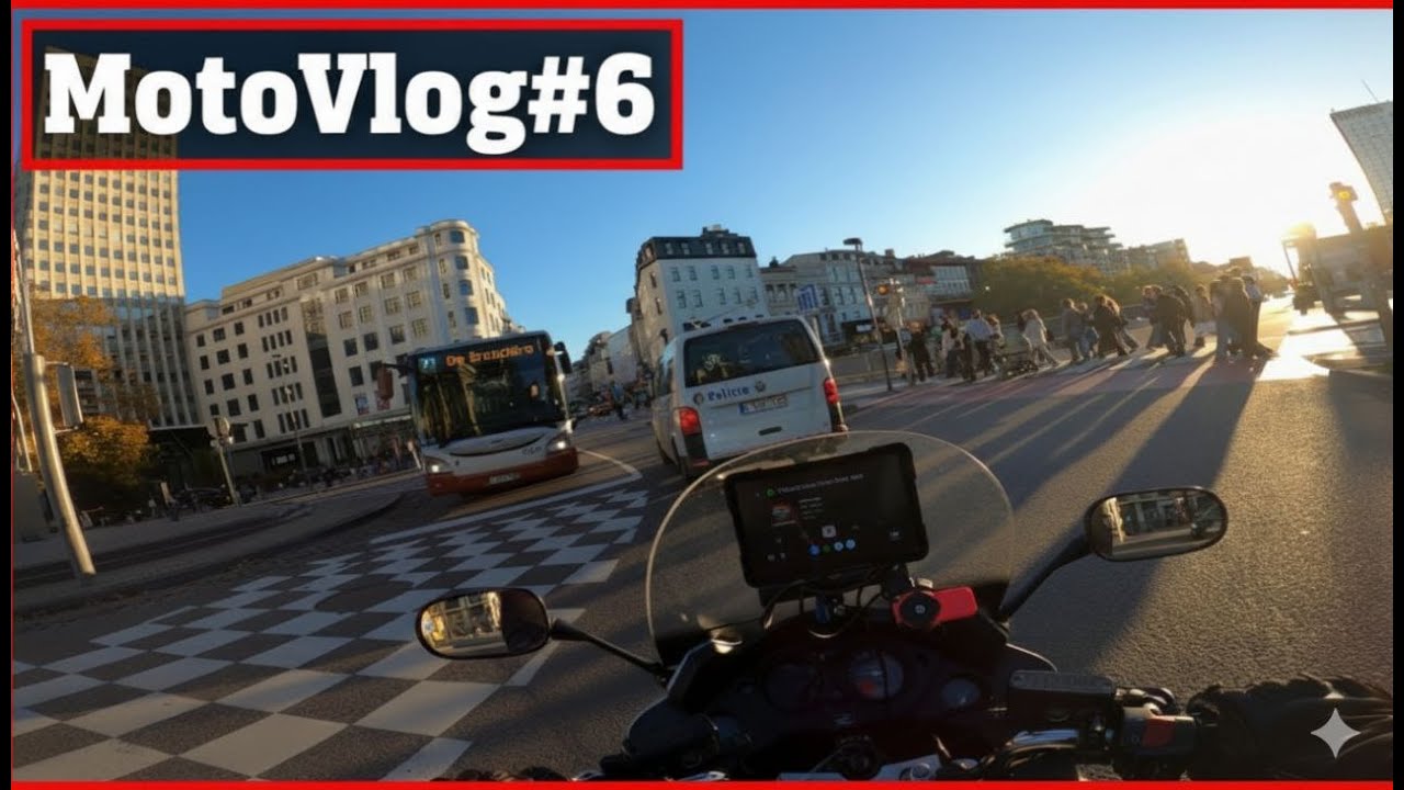 Du soleil au chaos… puis le calme total 🌇➡️🌙 🇧🇪🇲🇦 | MotoVlog#6