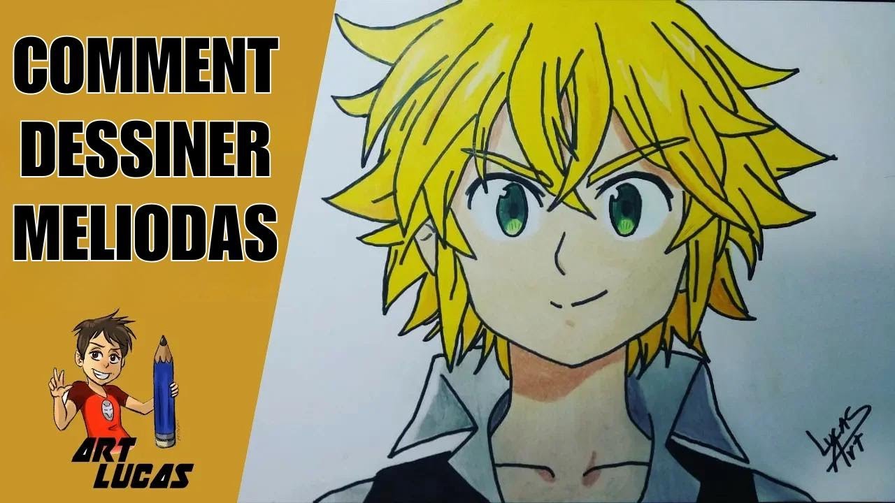 Comment dessiner Meliodas de Seven Deadly Sins – Tuto facile