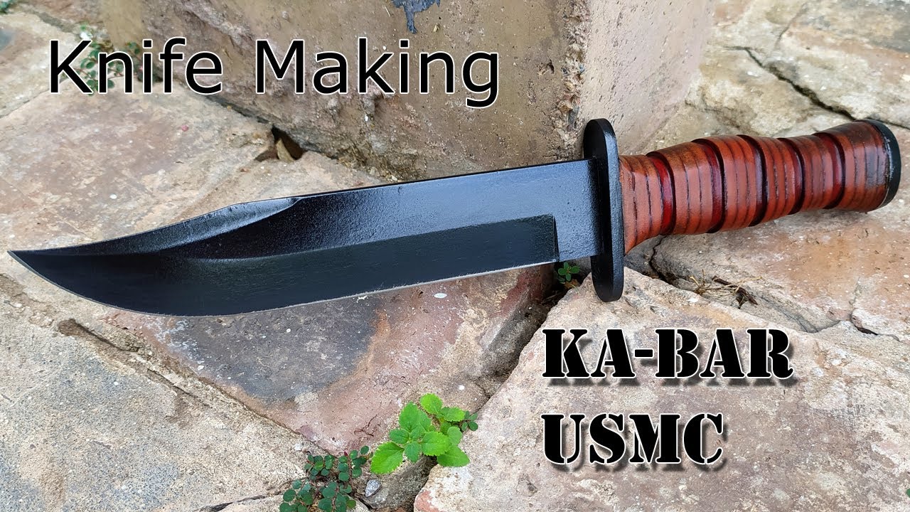 Fabricación de cuchillo de combate Ka-Bar USMC