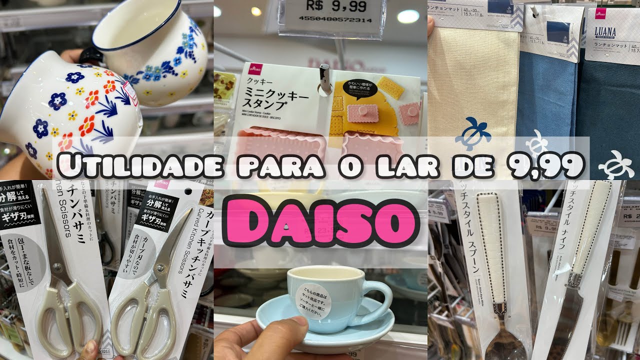 PRODUTOS PARA O LAR POR 9,99 NA DAISO.