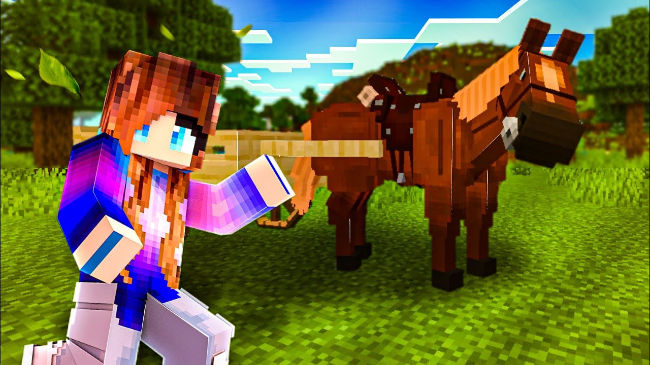 🍃ADDON INCRÍVEL DE CAVALOS BEYOND VANILLA: EQUESTRIA PARA MINECRAFT PE 1.21 ⛰️🐎🌾