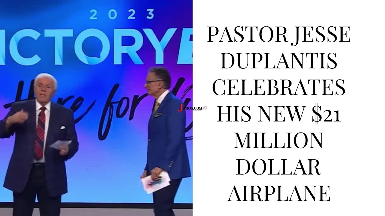 Pastor Jesse Duplantis Celebrates His New $21 Million Dollar Airplane