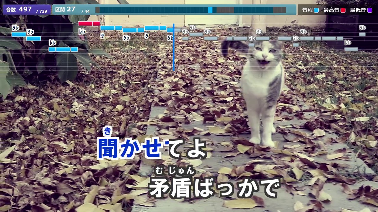 【カラオケ練習用】【女性キー+3】猫／DISH//｜[Videoke][Key +3] Neko - DISH//