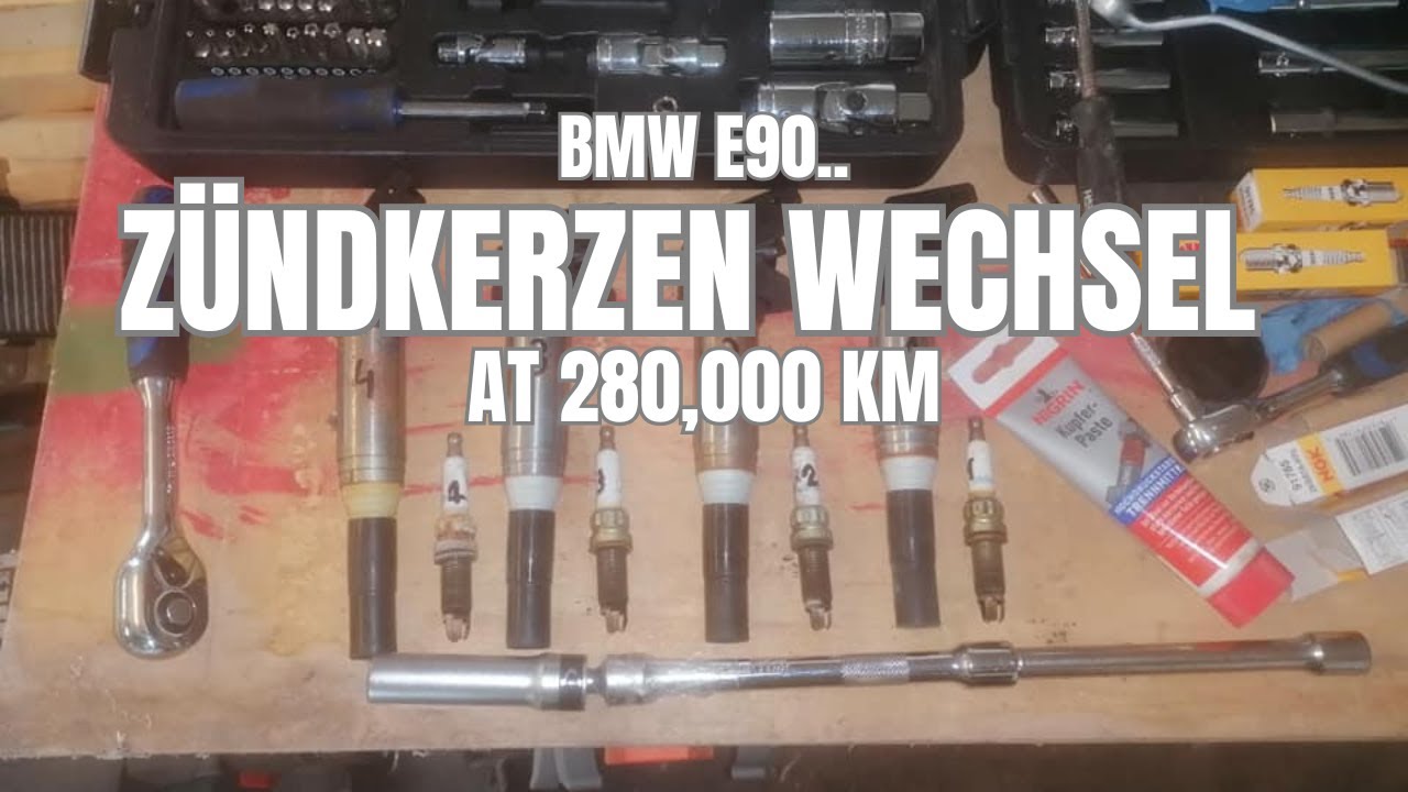 BMW E90 N43 Zündkerzen/ Spark-Plug wechseln