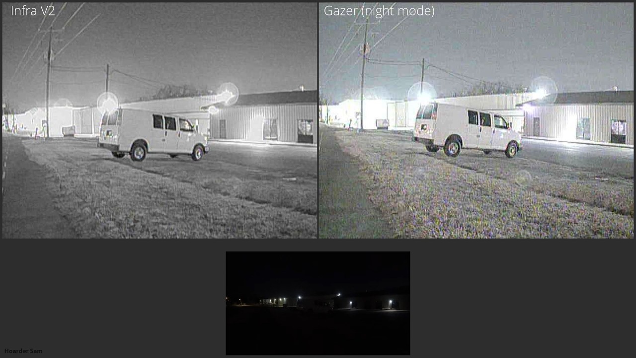 Caddx Infra V2 против Gazer: тестирование камер ночного видения для FPV-съемки.