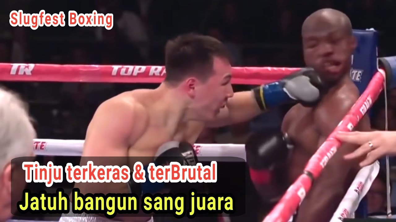 Tinju terkeras dan terbrutal saling hantam dan jatuh bangun | Timothy Bradley vs Ruslan Provodnikov