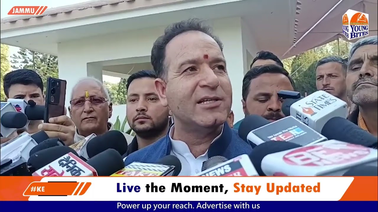 LoP Sunil Kumar Sharma interacts with media post Assembly Session