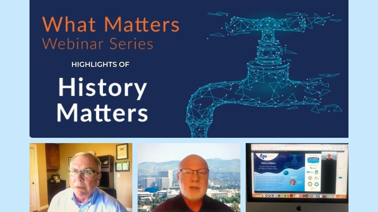 Highlights of History Matters: Lessons from 40 Years of California Water Policy