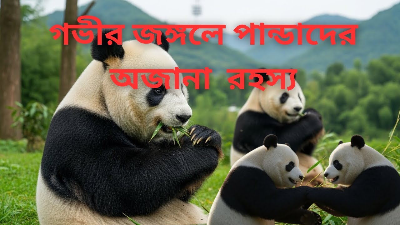 পান্ডা সম্পর্কে অজানা তথ্য। panda। animal documentary,giant panda,panda documentary,