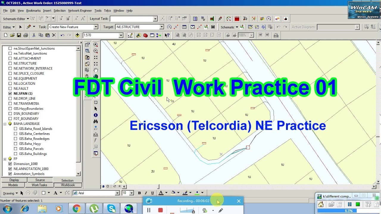 Ericsson (Telcordia) NE Practice during Training | FDT Civil  Work Practice 01 | #09