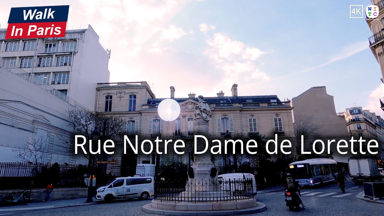 Rue Notre Dame de Lorette (4K) | Paris Street Tour | Walk In Paris