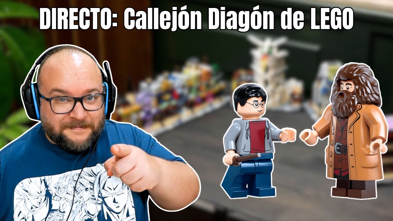 DIRECTO montando LEGO Callejón Diagón 2 | Harry Potter