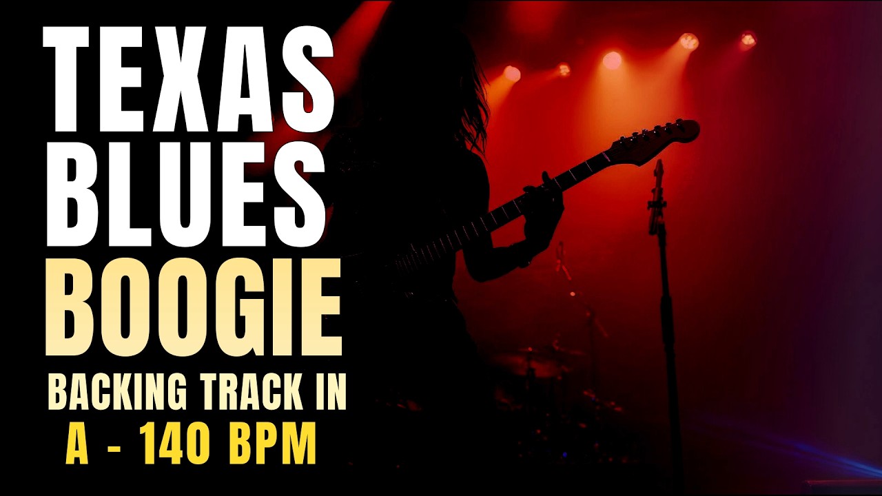 🔥 Texas Blues Boogie Backing Track in A  | 140 BPM | Guitar Jam Track