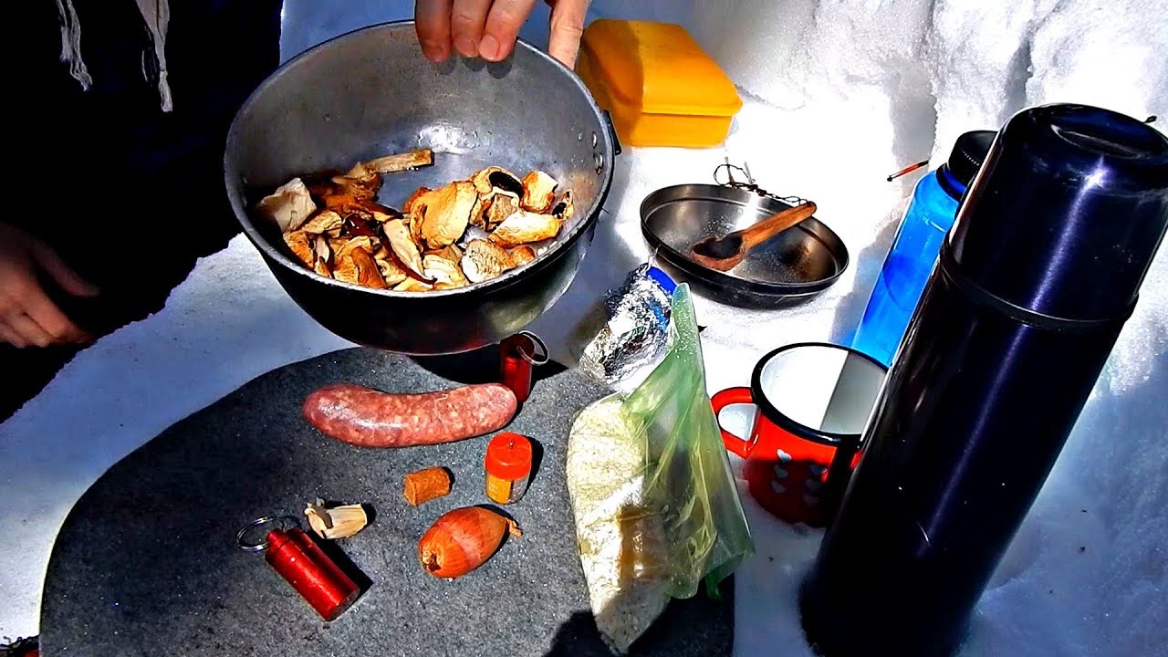 Risotto con funghi e salsiccia - Cucina Bushcraft - ricette Bushcraft - PeschoAnvi