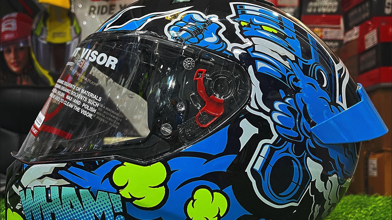 CHANGE VISOR OF STUDDS THUNDER in 2 minutes 