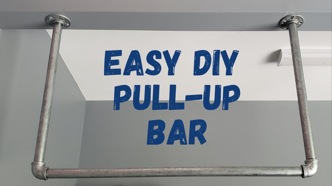Galvanized 1 inch pullup bar DIY